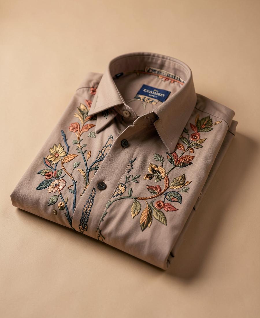 Chemise bazin homme